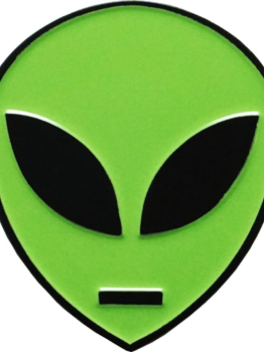 Extraterrestrial Green Alien Head - Enamel Pin - SciFi UFO Cosmic Pingame